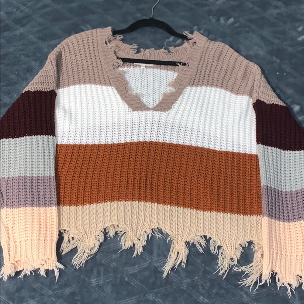 Miracle Torn Sweater